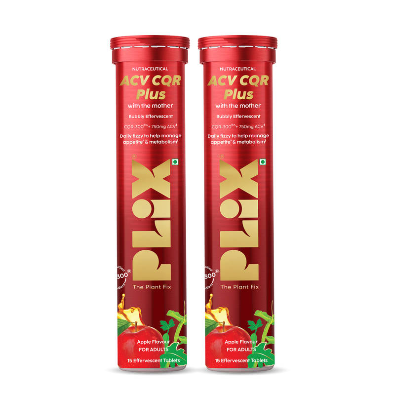 Buy Plix The Plant Fix ACV CQR Plus Effervescent Tablets For Fat ...