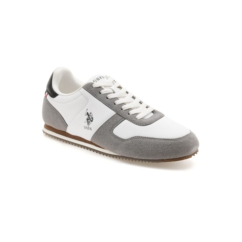 U.S. POLO ASSN. Men ENCO Grey Sneakers (UK 8)