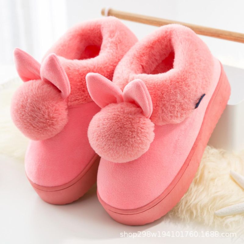 Drunken Room Slippers for Women-Pink (EURO 36)