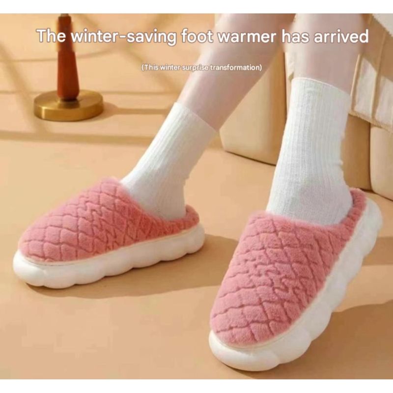 Drunken Room Slippers for Women-Pink (EURO 36)