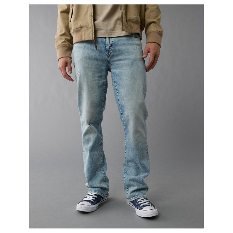 American Eagle Mens Blue Airflex Slim Bootcut Jeans (32)