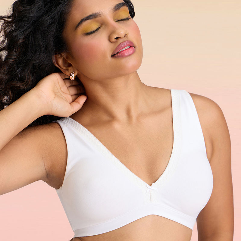 Lola and Mae C.O.A.T Bralette - White LMB1028 (S)