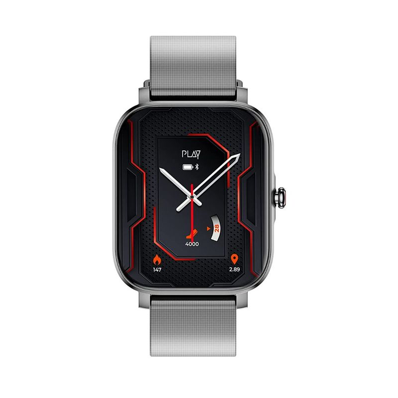 Mobile & Accessories :: Mobile Phone :: Smart Watch & Band :: Play Fit SW90  AMOLED Square dial Smart Watch