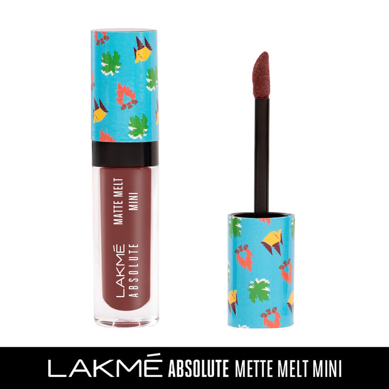 Lakme Absolute Matte Melt Mini Liquid Lip Colour - Brown Souvenir