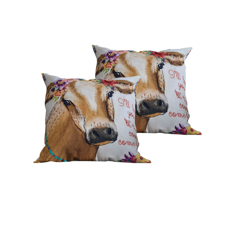 【One of α Kind】multi color cross cushion