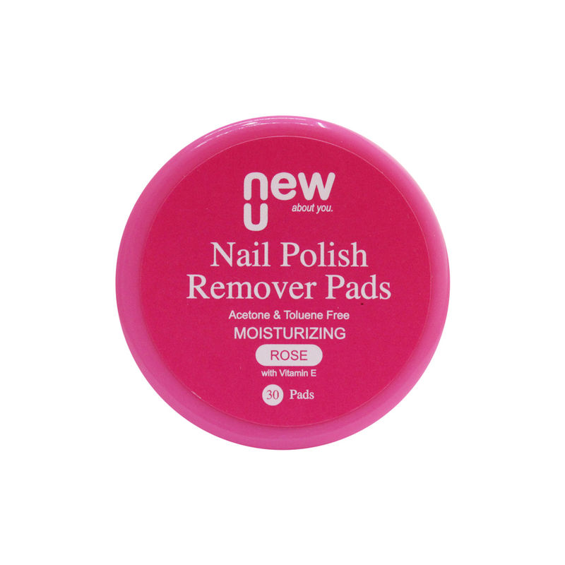 NewU Nail Polish Remover - Rose (30 Pads)