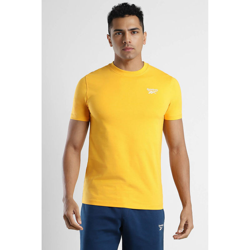 Reebok Men Yellow T-shirt (S)