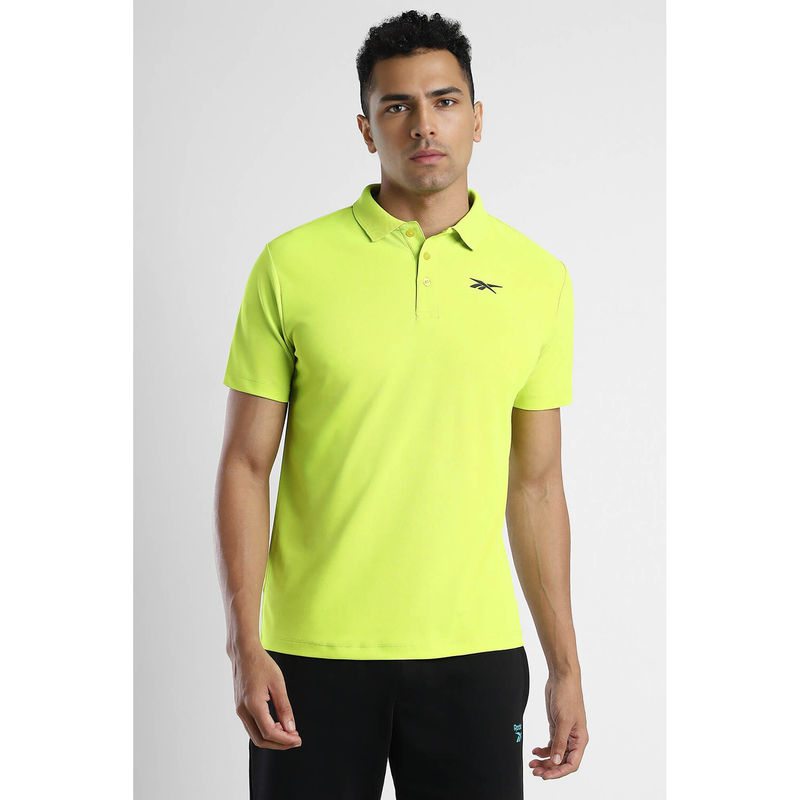 Reebok Men Green Active Polo Shirt (S)