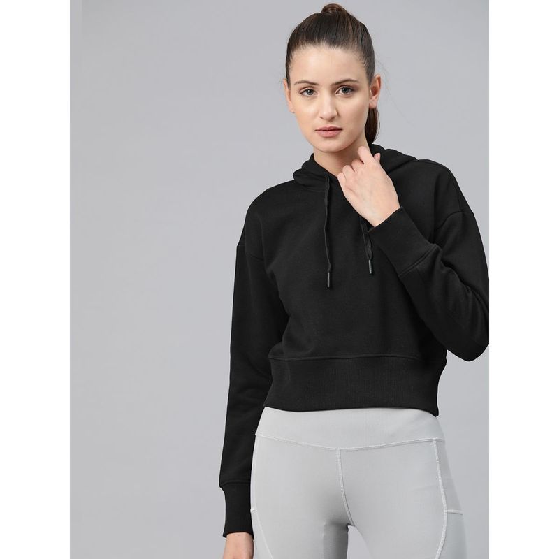 Alcis Women Hooded Crop Sweatshirt (M)