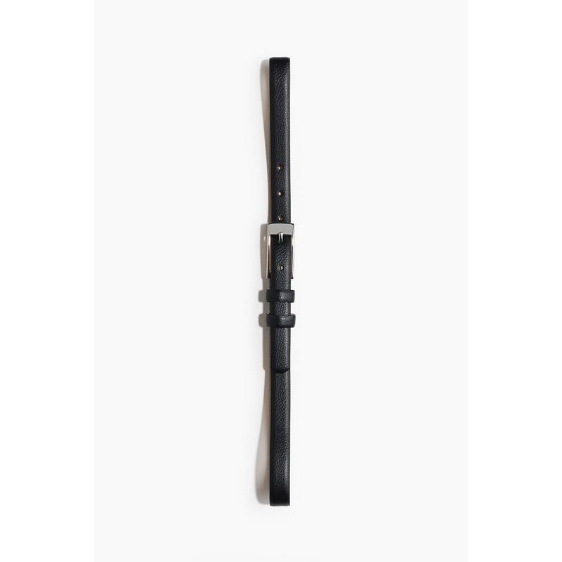 H&M Women Black Narrow Belt (85)