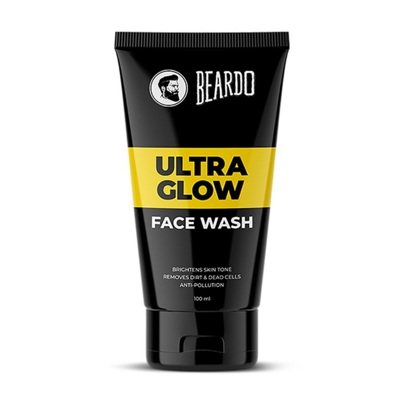 Beardo Ultraglow Face Wash for Men, Brightens Skin Tone and Reduces Dark Spots