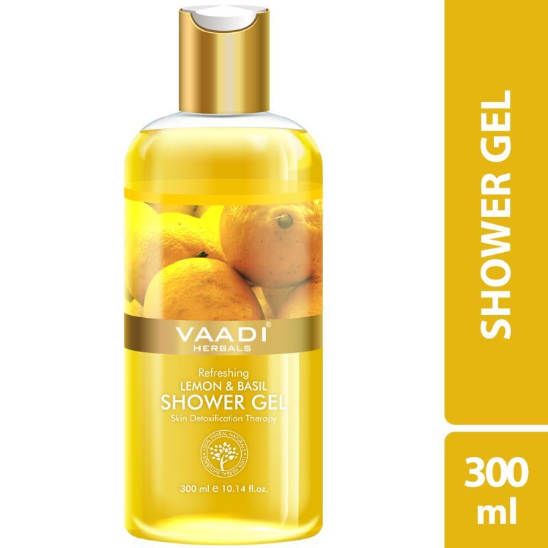 Vaadi Herbals Refreshing Lemon & Basil Shower Gel