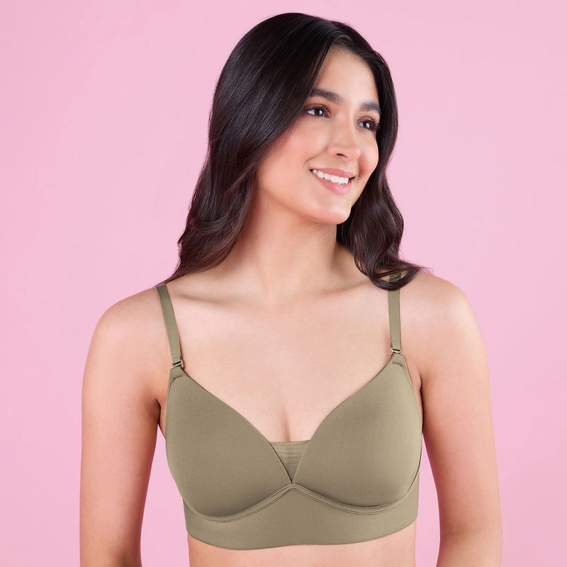 Nykd by Nykaa Barely There Bra-NYB362-Olive (36C)