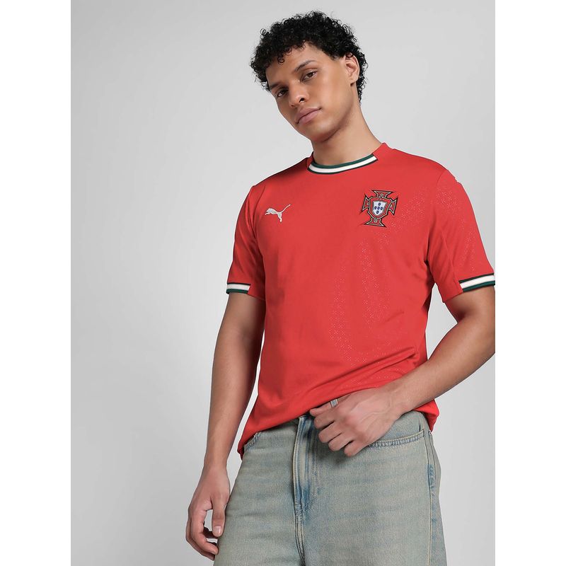 Puma Portugal 2025 Men's Football Home Jersey T-shirt (L)