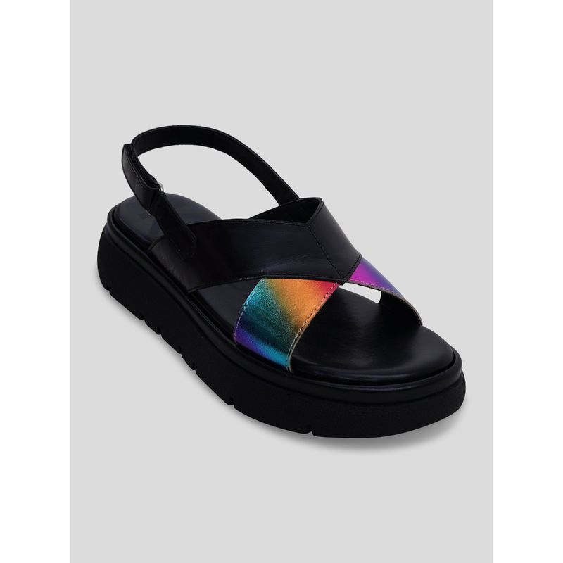 Kickers KICK MET Black Women Sandals (EURO 36)