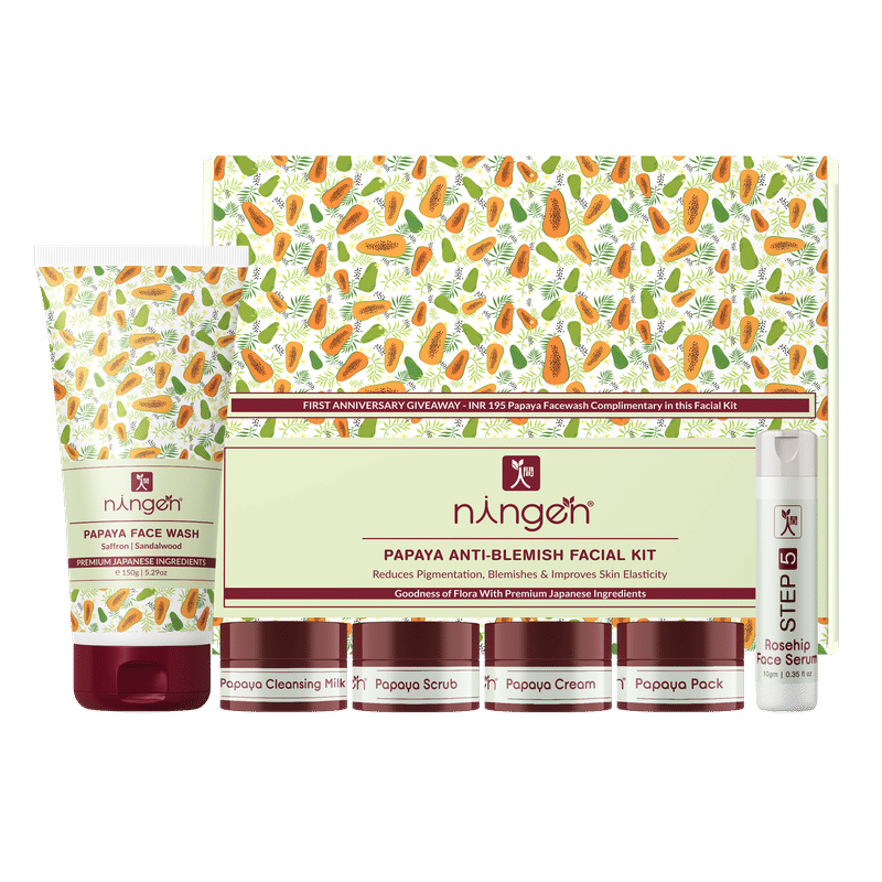 Ningen Papaya AntiBlemish Facial Kit Buy Ningen Papaya AntiBlemish