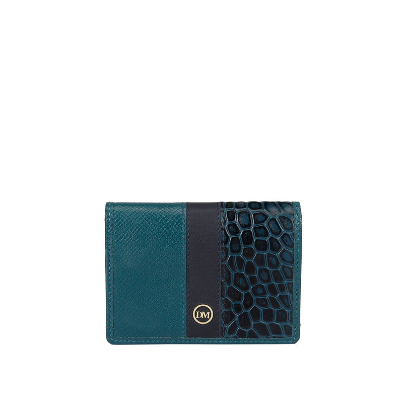 Da Milano Genuine Leather Blue Card Case Buy Da Milano Genuine Leather