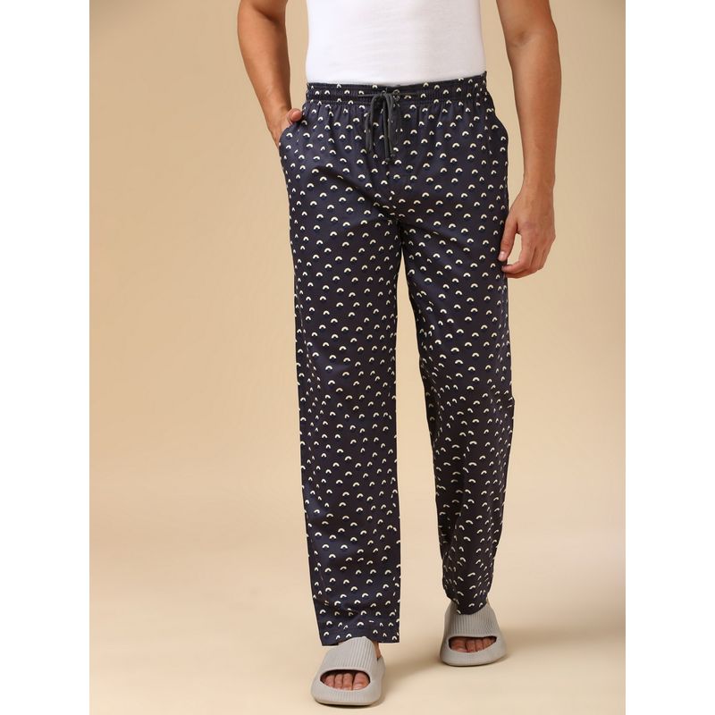 Van Heusen Men All over Print and Drawstring Waist Pyjama (S)