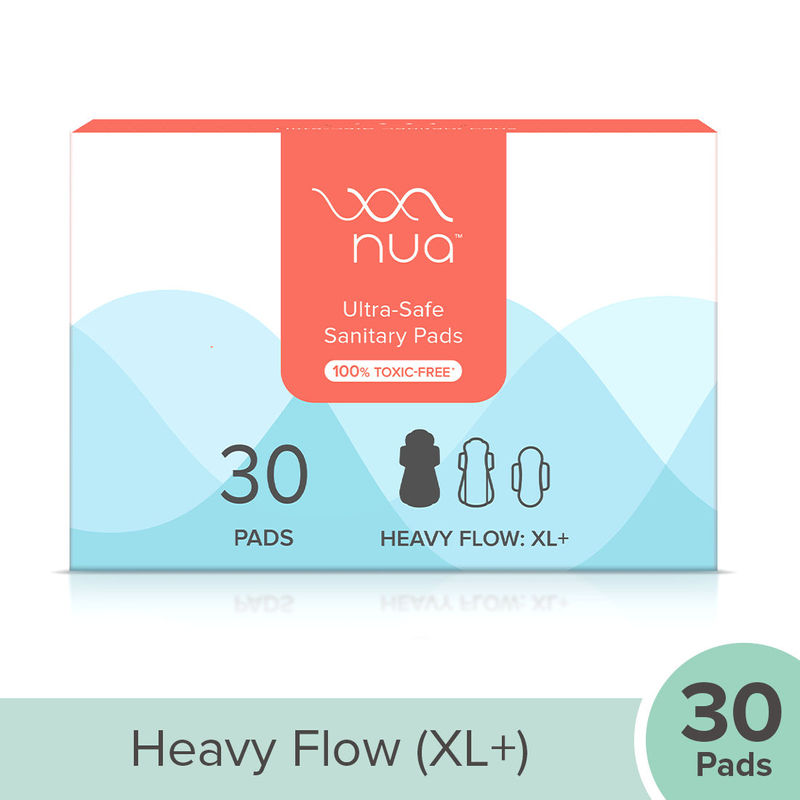 Nua Ultra Thin Sanitary Pads for Women - Heavy XL+