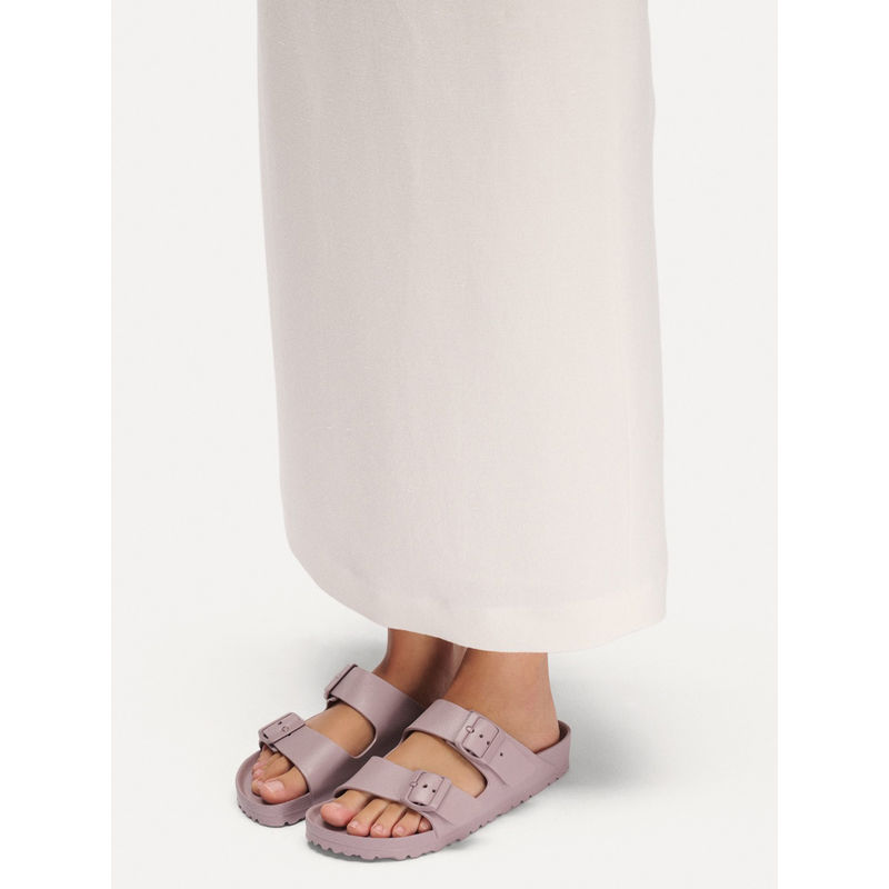 Birkenstock Arizona Unisex Purple Eva Two Strap Sliders (EURO 39)