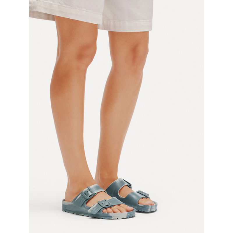 Birkenstock Arizona Unisex Grey Eva Two Strap Sliders (EURO 36)