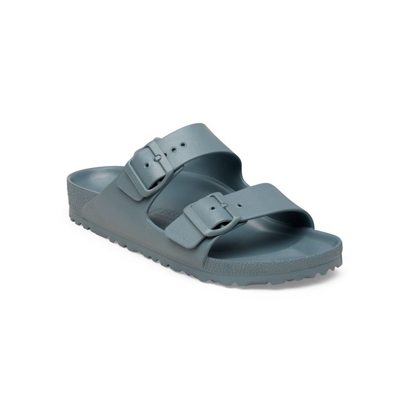 Birkenstock Arizona Unisex Basalt Grey Eva Two Strap Sliders (EURO 35)