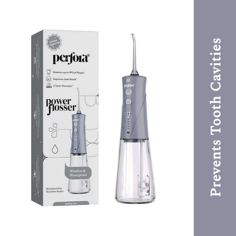 Perfora Power Flosser - Sterling Grey