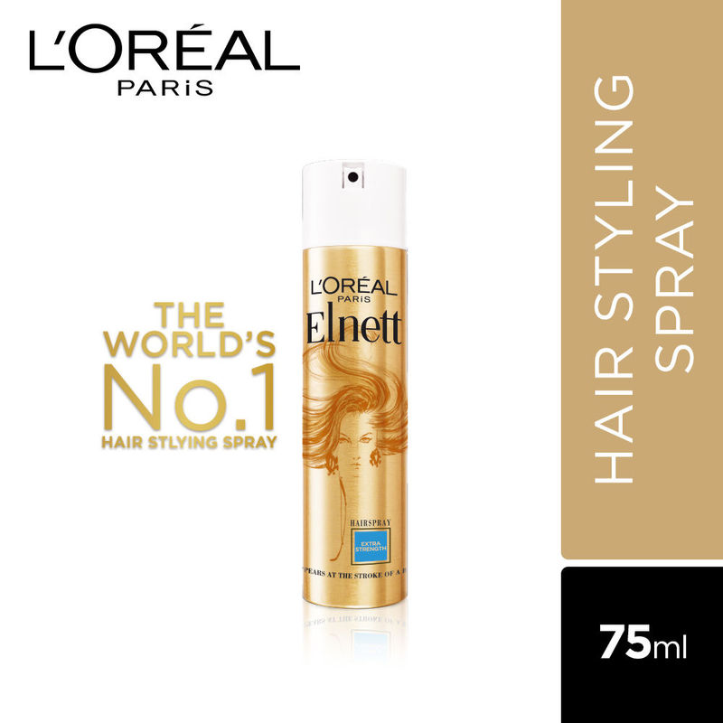L'Oréal Paris Elnett Satin Extra Strength Hair Spray Hair Spray - Price in  India, Buy L'Oréal Paris Elnett Satin Extra Strength Hair Spray Hair Spray  Online In India, Reviews, Ratings & Features