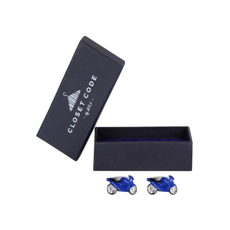 Closet Code Blue Bikes Cufflinks Buy Closet Code Blue Bikes Cufflinks