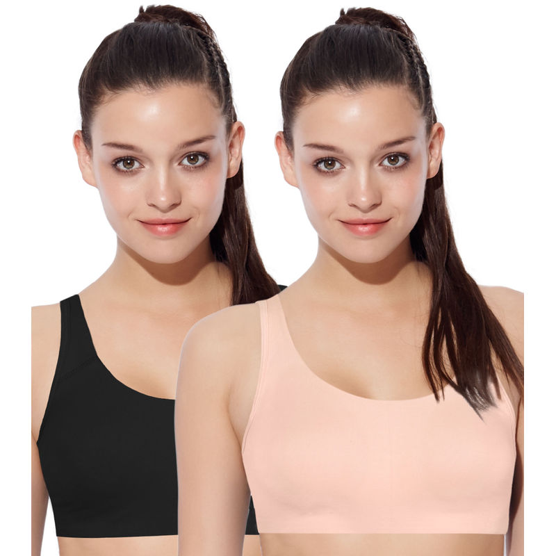 Buy Dermawear SB-1102 Non Padded Wire Free Sports Bra - Multi-Color online
