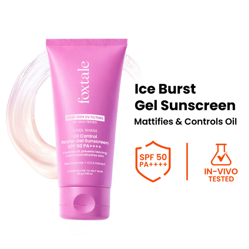 Buy Foxtale SPF 50 Aqua-Gel Lightweight Sunscreen for Oily Skin
