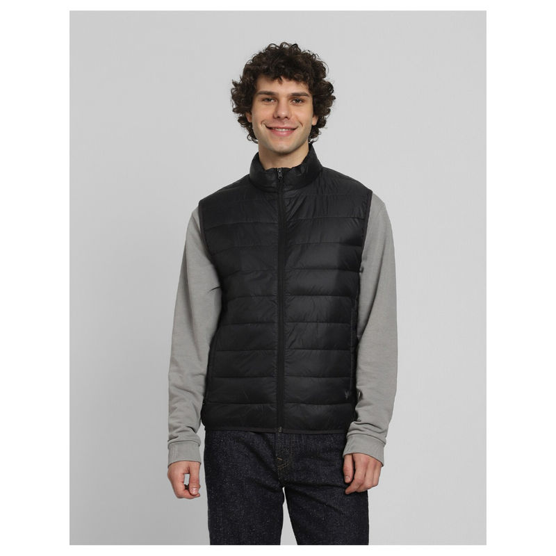 American Eagle Men Black Puffer Jacket (XL)