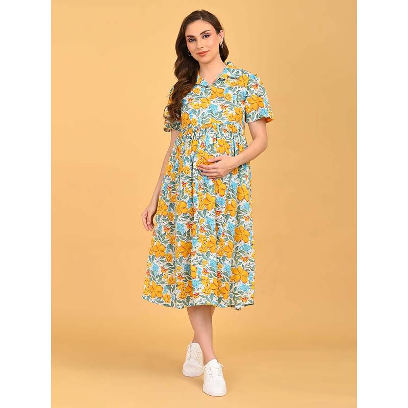 The Mom Store Minimal Muse Maternity and Nursing Dress (M)