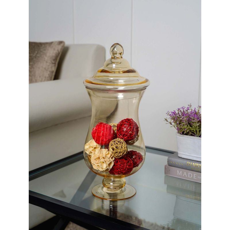 Pure Home + Living Small Light Amber Apothecary Jar Buy Pure Home