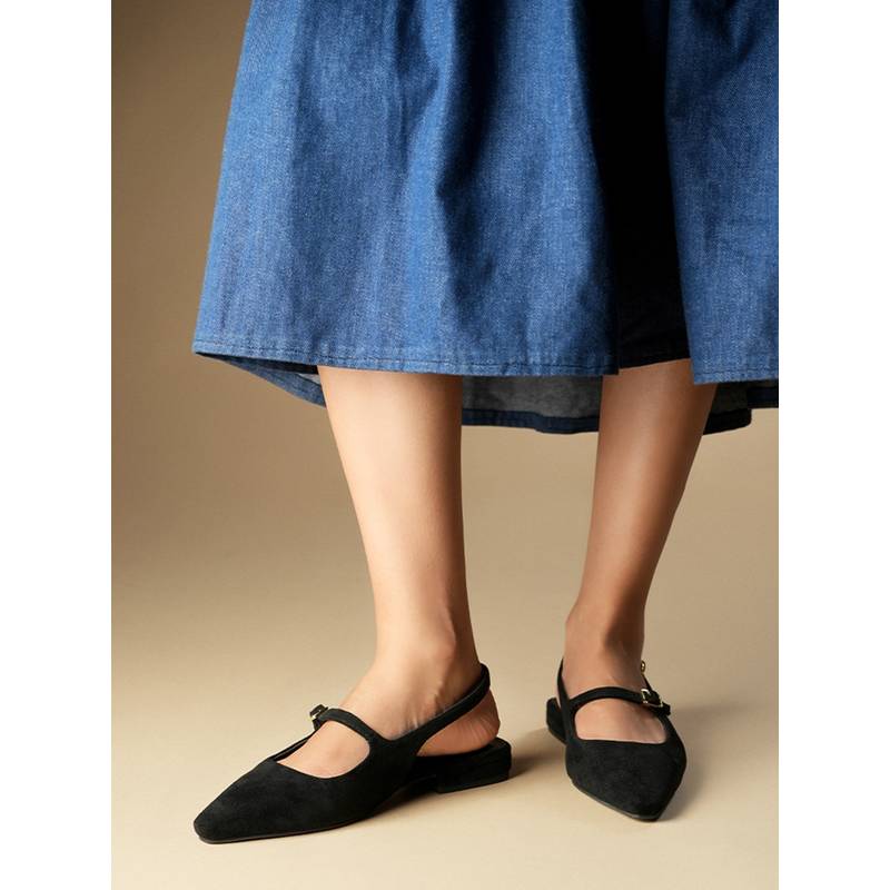 Theater Women Blanchett Black Sandals (EURO 35)
