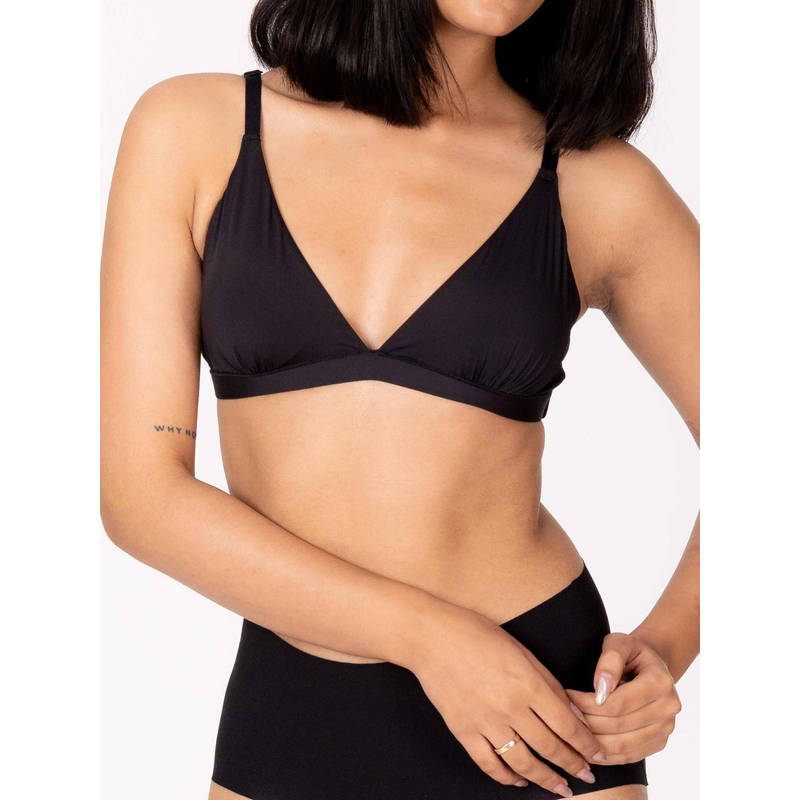 Shapercult Women Black Pryme Sleep Bra (M)