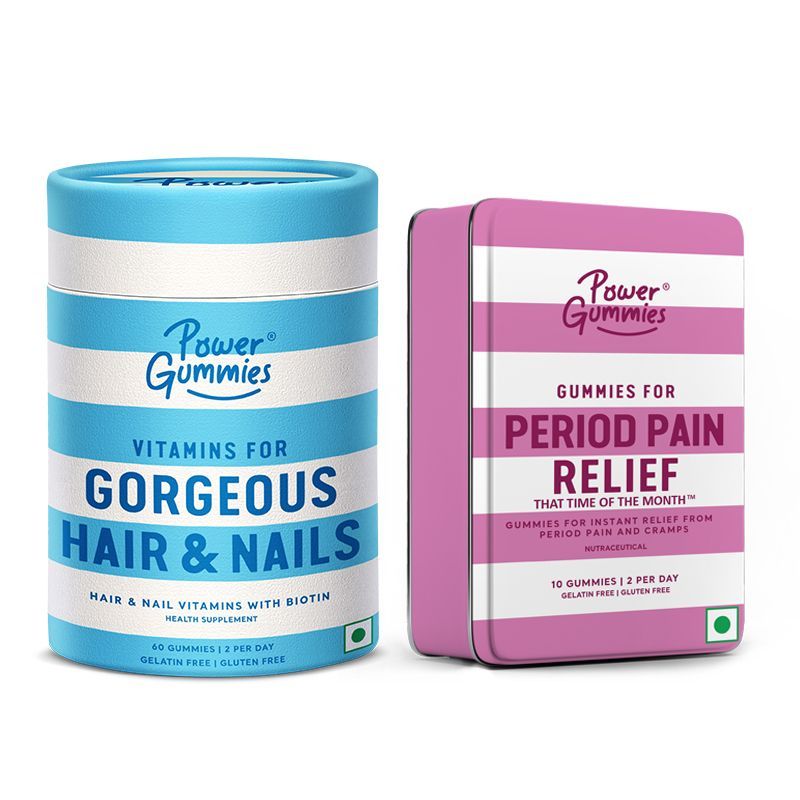Buy Power Gummies Hair & Nail + That Time Of The Month Gummies Online