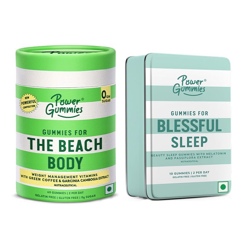 Buy Power Gummies The Beach Body + Blessful Sleep Gummies Online