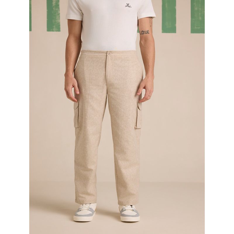 Muvazo Linen Luxe Beige Cargo (2XL)