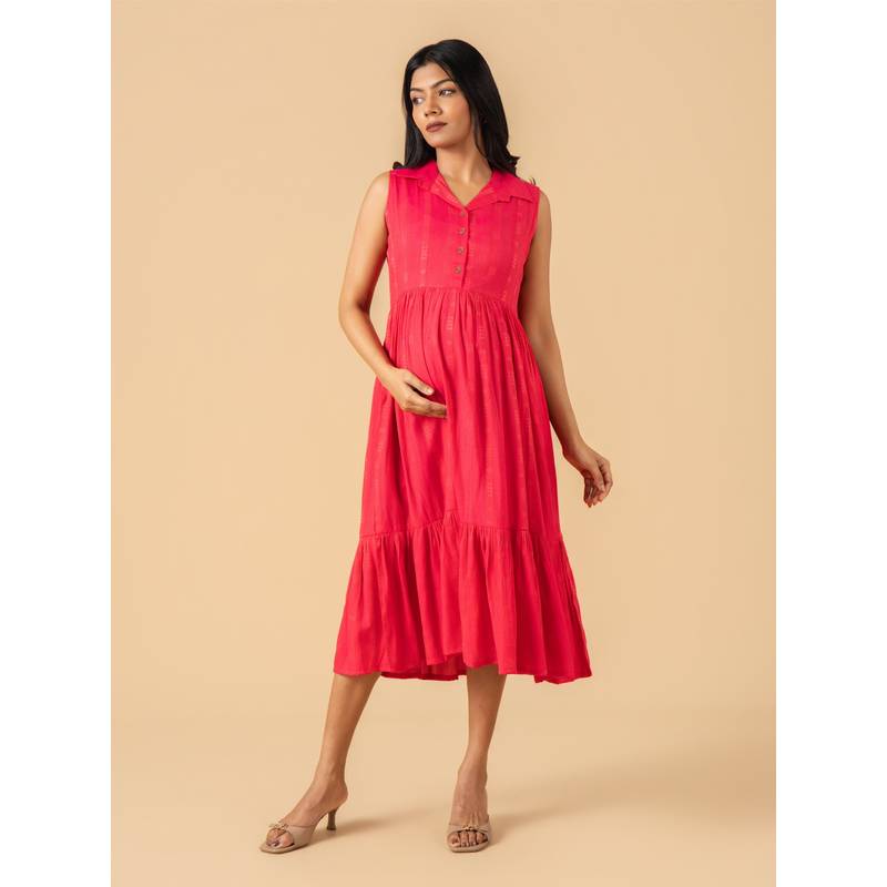 The Mom Store Hot Pink Maternity Dress (S)
