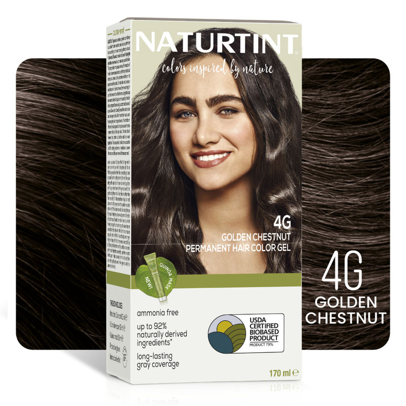 NATURTINT Ammonia Free Permanent Hair Color Hair Color Gel - 4G Golden Chestnut