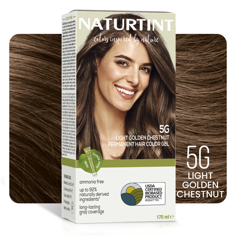 NATURTINT Ammonia Free Permanent Hair Color Hair Color Gel - 5G Light Golden Chestnut