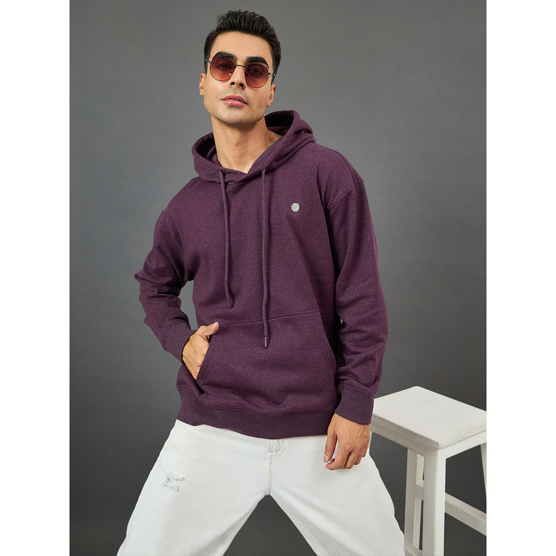 Club York Wine Solid Hoodie (L)