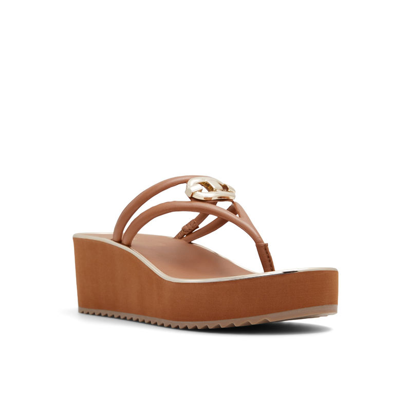 Aldo Women Other Brown Wedges (UK 5)