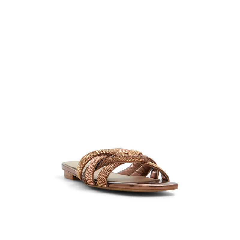 Aldo Women Bronze Flats (UK 2)