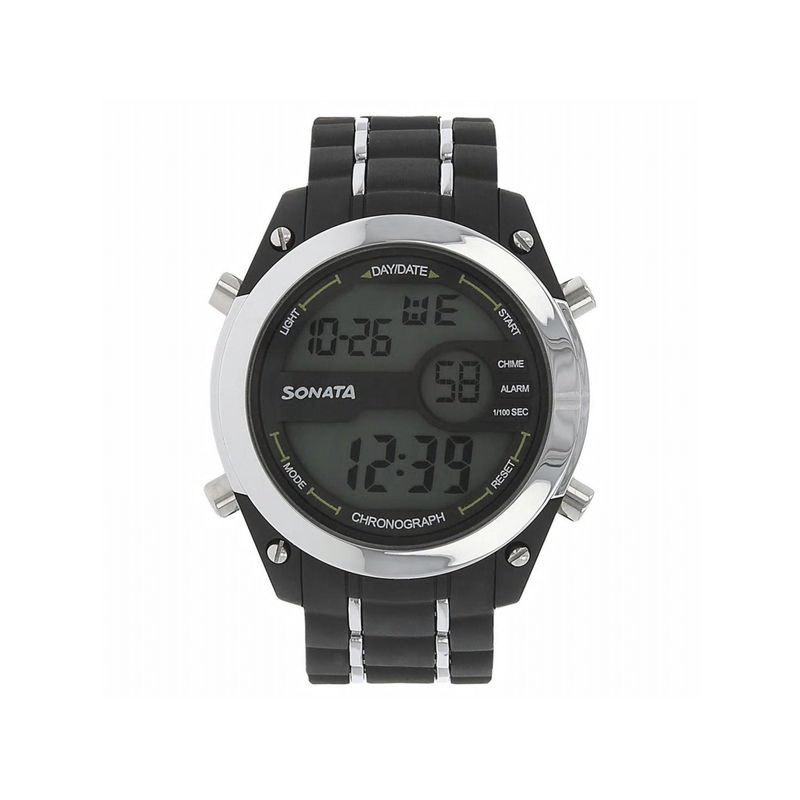 Sonata 77034pp01 digital watch store
