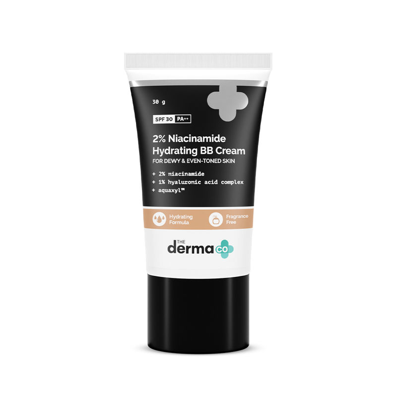 The Derma Co. 2% Hydrating BB Cream with Niacinamide and SPF 30 and PA ++