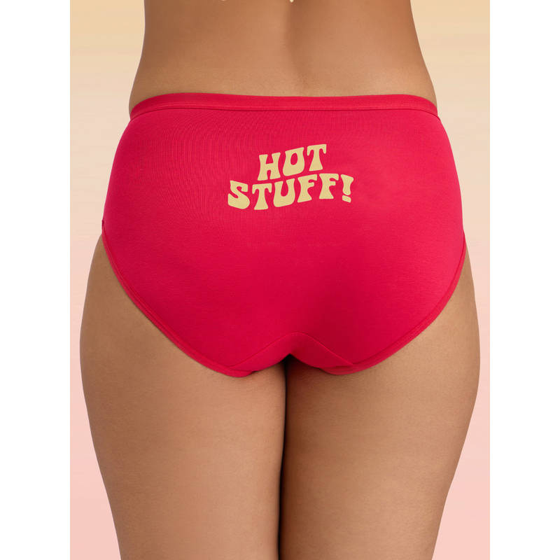 C.O.A.T Hipster-Panty Pack of 1-Subtle Red LMP1015 (L)