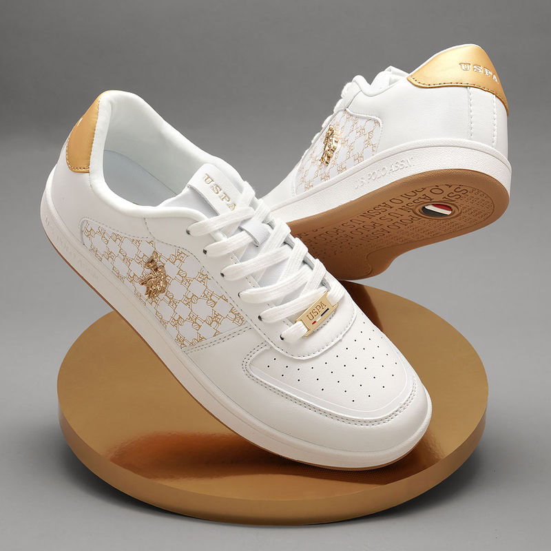 U.S. POLO ASSN. Women RYNA Off White Sneakers (UK 4)