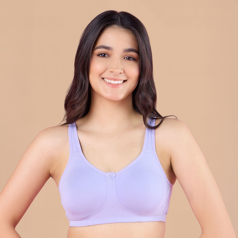 Nykd By Nykaa Encircled with love Cotton Shape & Support Non Padded Non Wired NYB169 L Blue (32C)